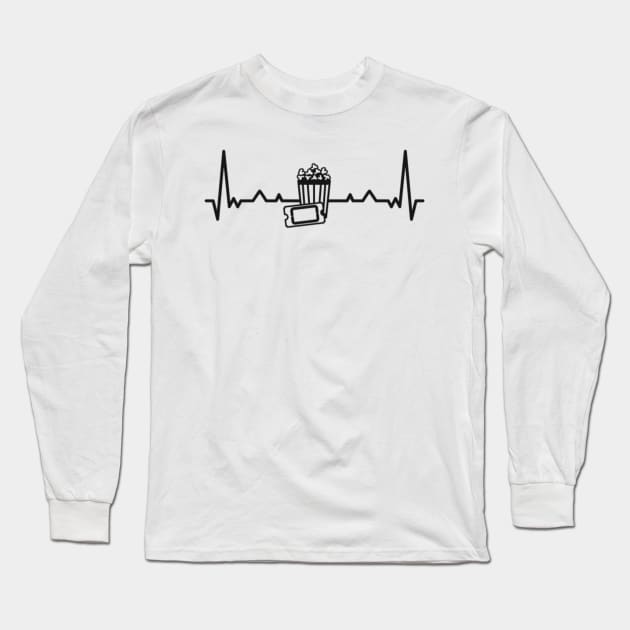 Cinema Heartbeat Long Sleeve T-Shirt by Bestseller